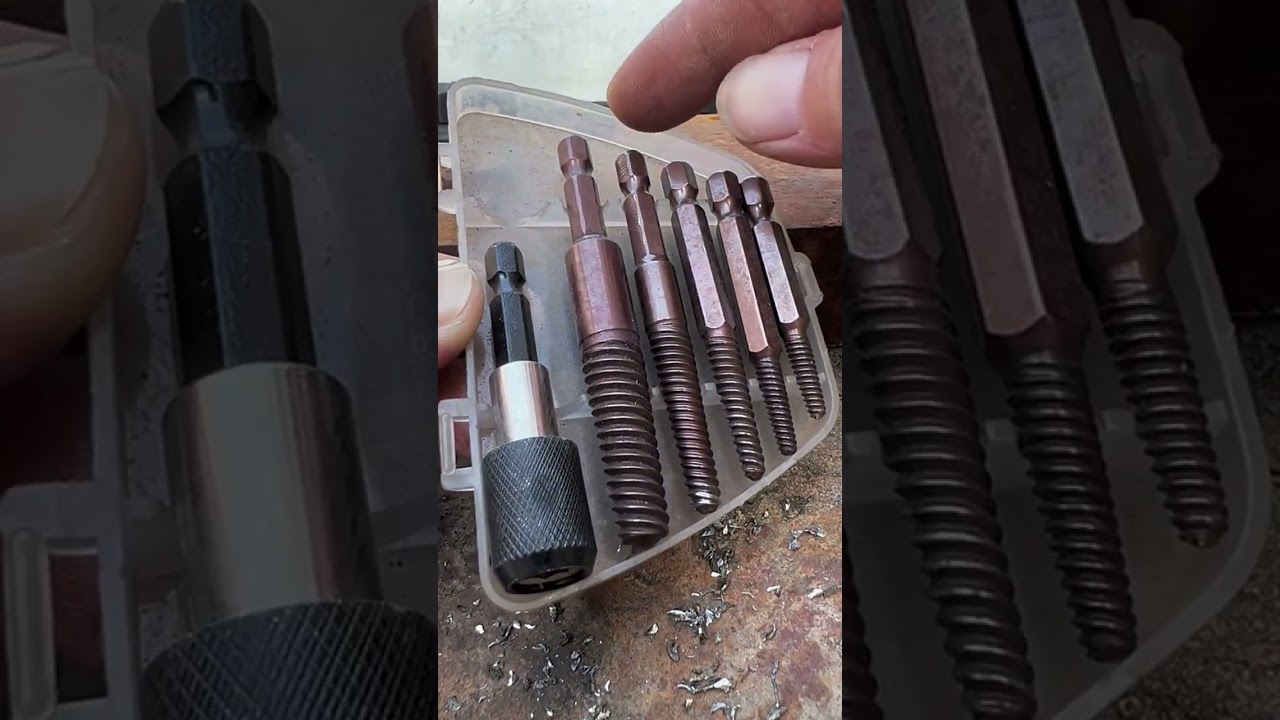 Broken screw extractor Good tools to share Broken head screw extractor