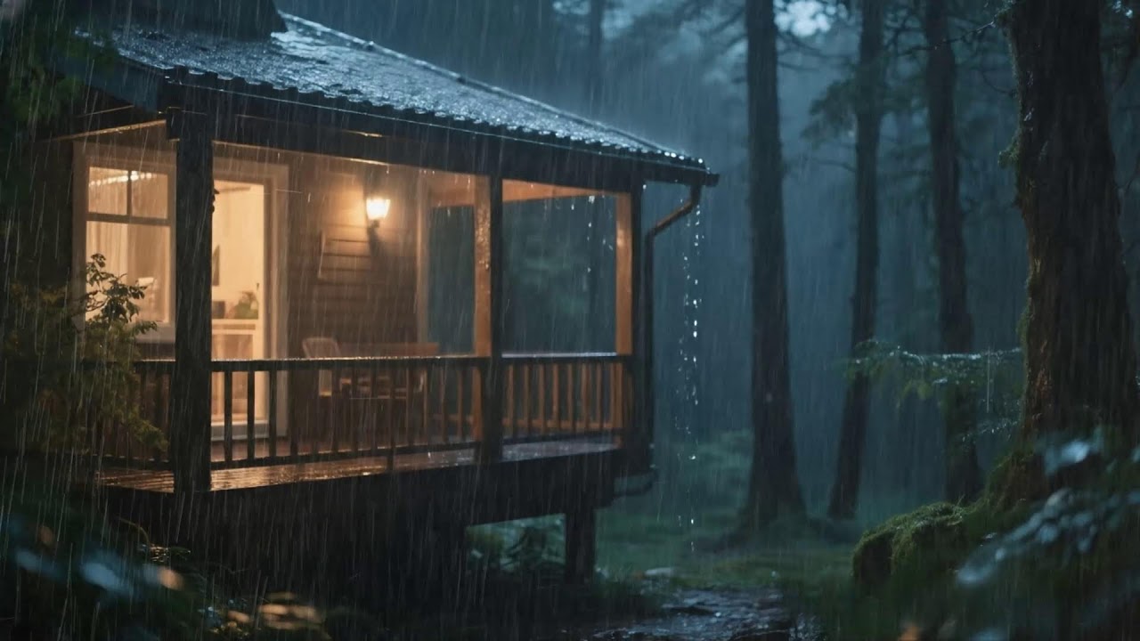 Super Heavy Rain To Sleep Immediately - Heavy Rain White Noise