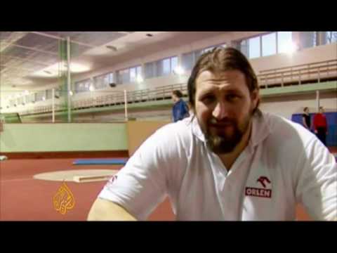 بطل بولندا في رمي الجلة - عالم الرياضة - 5 مارس 2009