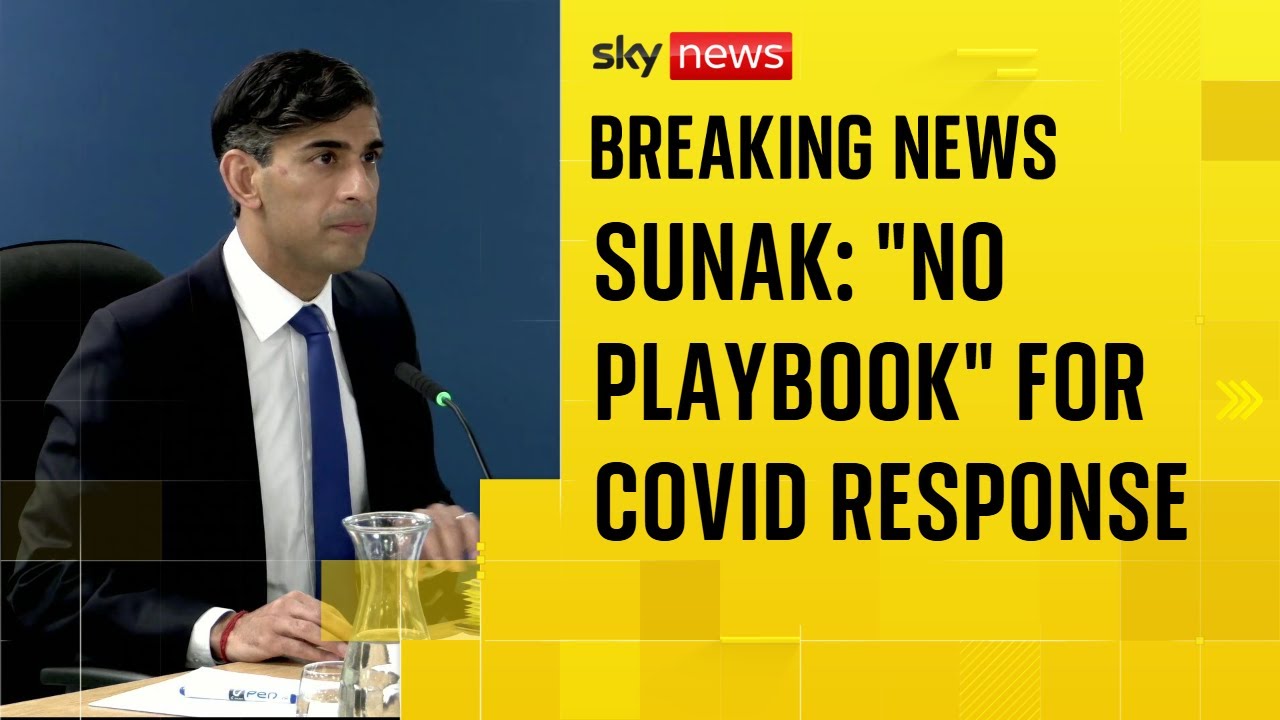 Риши Сунак отвечает на вопросы в рамках расследования по COVID-19.