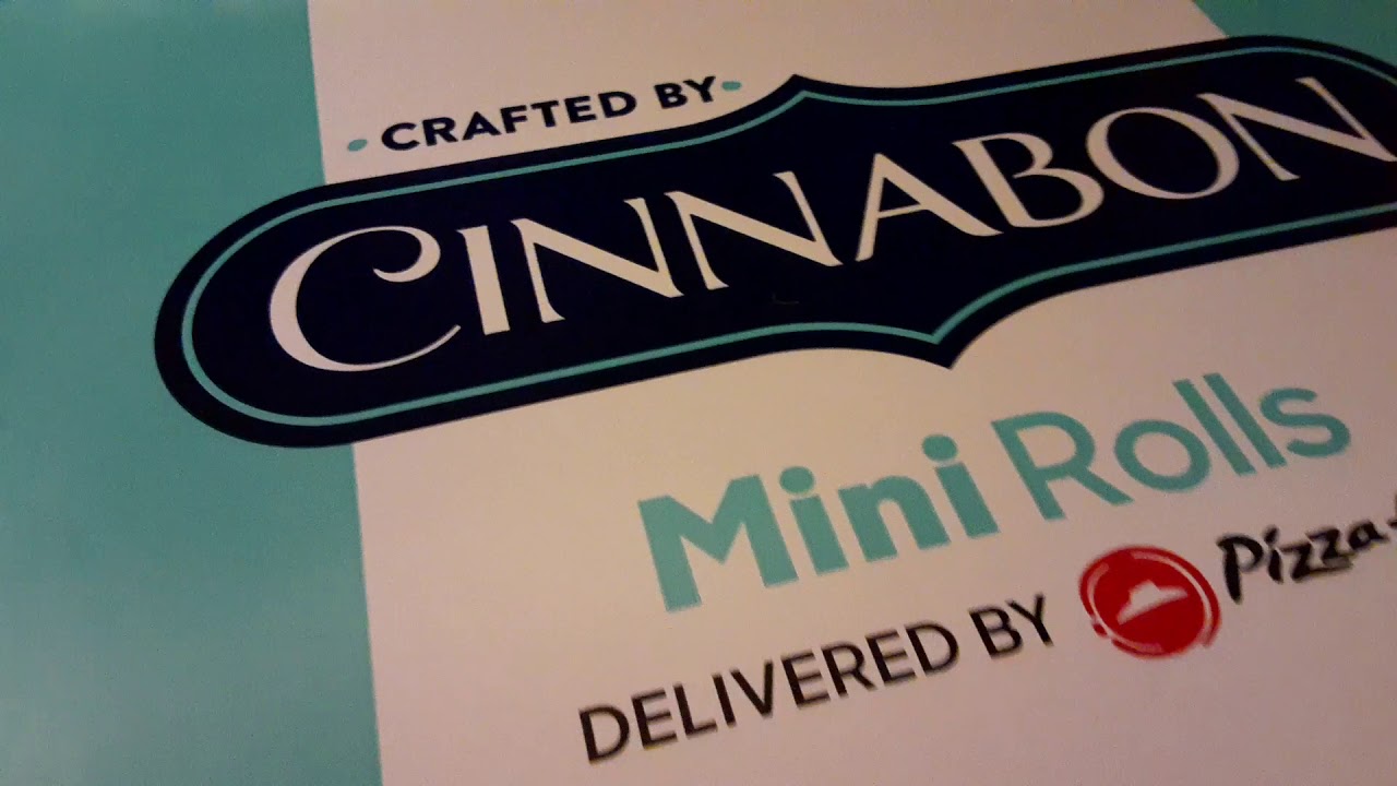 Pizza Hut Cinnabon Mini Rolls Review YouTube