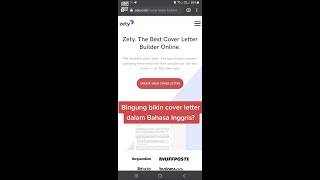 Cara bikin Cover Letter anti ribet