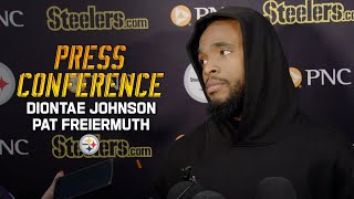 Diontae Johnson & Pat Freiermuth on preparing for the Bengals | Pittsburgh Steelers