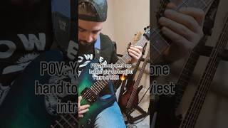 The heaviest 2010 metalcore riff... played by a bassist 📉.