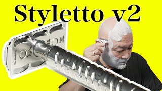 期待はしてましたがStyletto V2は期待以上の剃り心地です！ - YouTube
