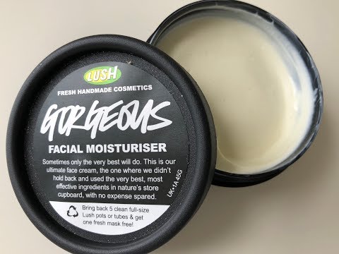 Lush Gorgeous Facial Moisturiser - YouTube