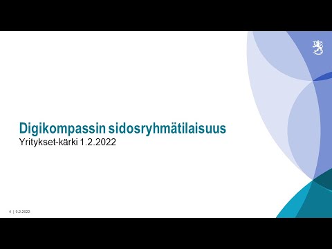 Digikompassin sidosryhmätilaisuus - Yritykset-kärki 1.2.2022