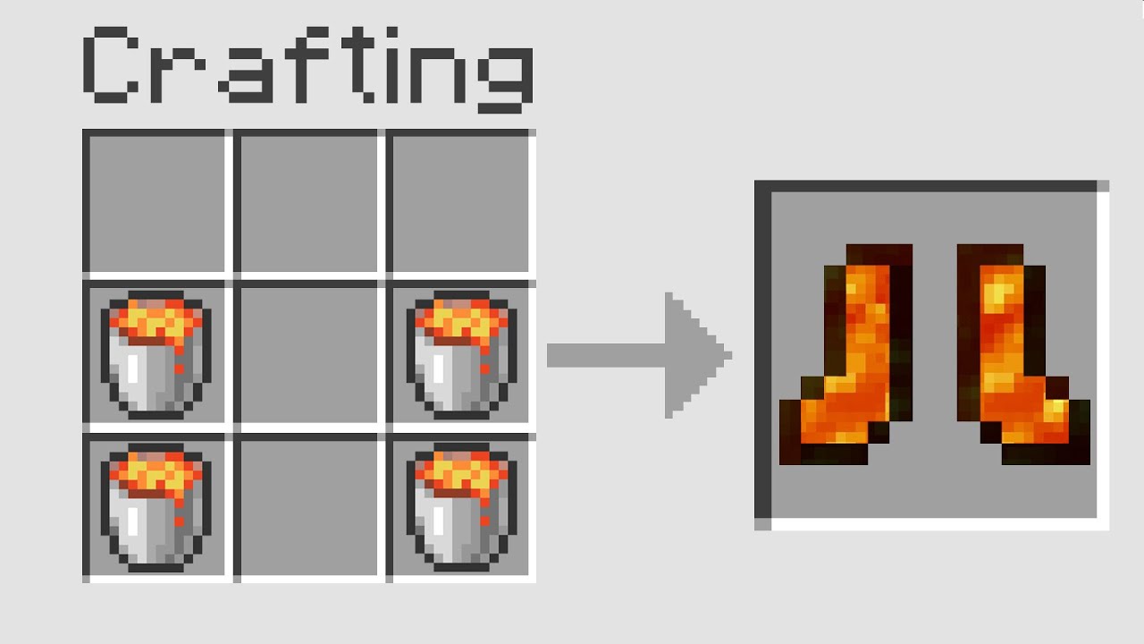 TESTEI AS NOVAS BOTAS DE LAVA ADICIONADAS NO MINECRAFT ! - YouTube