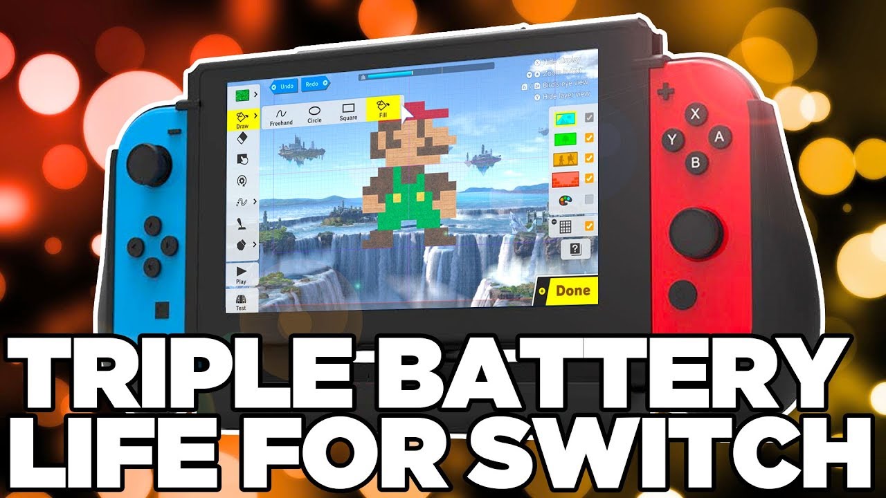 Triple Your Handheld Time on Your Switch - BigBlue Battery Case Review pokemon ultra sun and moon download apk