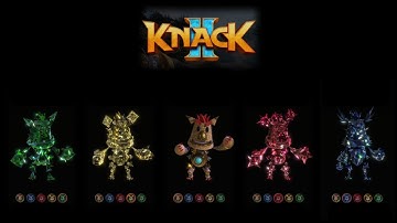Knack 2- All forms of Knack ( Wszystkie formy Knacka)
