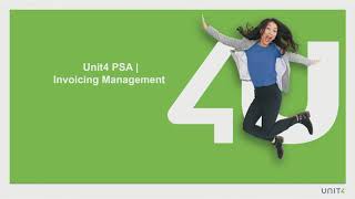 UNIT4 PSA Invoicing Management V2