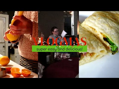 VLOGMAS DAY NINE ll bread recipe ll healthy lunch
