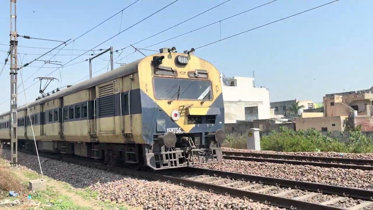 Train Video HIGH 😱 Speed Indian Trains 🚂 | outdoor Trains nature 🌱