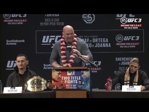 UFC 231: Пресс-конференция перед турниром