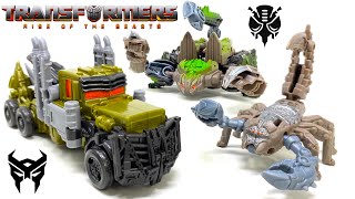 Transformers RISE OF THE BEASTS Mainline Battle Changer SCOURGE! SCORPONOK & OPTIMUS PRIMAL Review Transformers RISE OF THE BEASTS Mainline Battle Changer SCOURGE! SCORPONOK & OPTIMUS PRIMAL Review