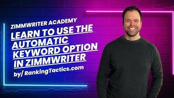 Learn to Use Automatic Keywords in ZimmWriter for Low Competition Search Queries!