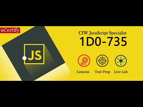 CIW JavaScript Specialist 1D0-735 Exam Training -uCertify