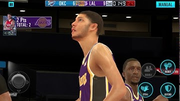 NBA 2k Mobile [ iOS Android] Gameplay part 3 Lakers vs Thunder