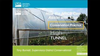 How the NRCS Can Assist with your High Tunnel / High Tunnel Financing Information