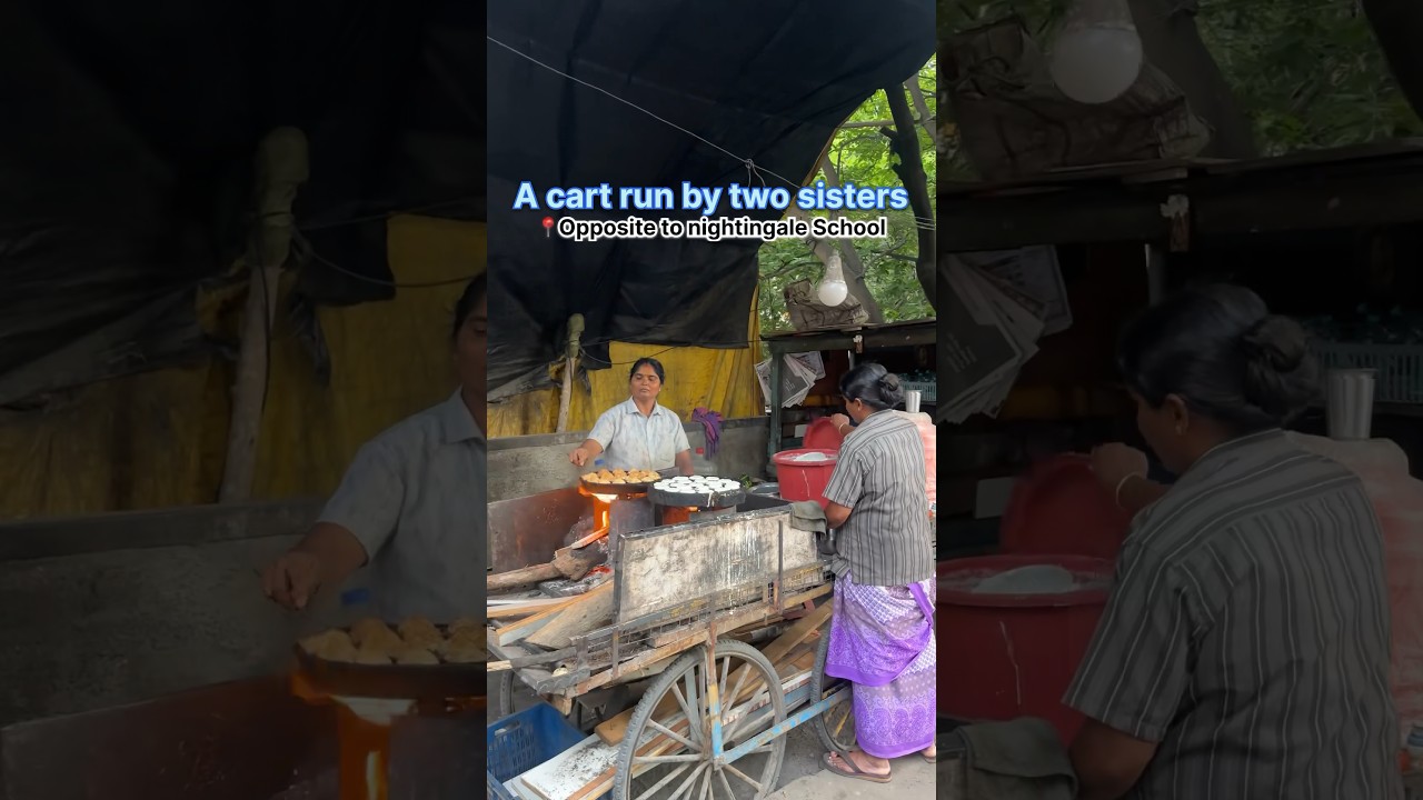 Paddu Cart at BTM Layout 4th stage | Run By Two Sisters | MonkVlogs #shorts