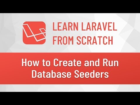 Video: Ano ang database seeder sa laravel?