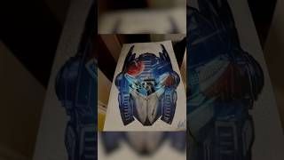 Optimus Prime- Transformers SPRAY PAINT ART #transformers #optimusprime #megatron  #spraypaint #art