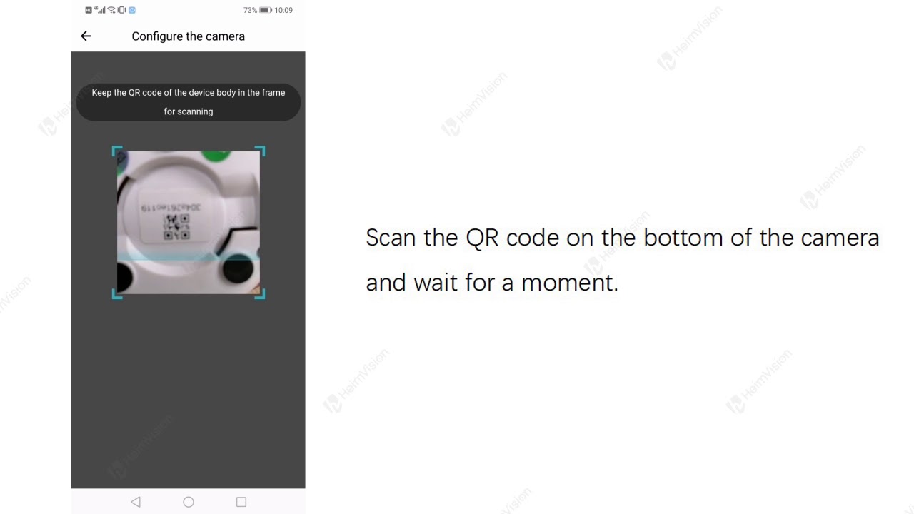 Connect HeimVision Smart Wi-Fi Camera by the LAN Cable
