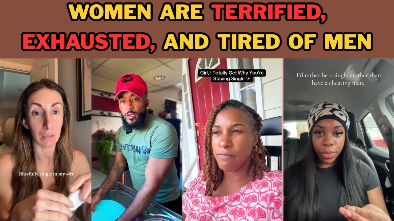 OLDER WOMEN TRAUMATIZED BY MEN NOW REJECTING MEN|WOMEN WANT TO BE LEFT ALONE|TIKTOK COMPILATION 2025