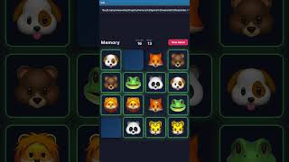 FlipMatch Game by ClaudeCode #game #claude #claudecode #memory #brain #senior #ai #coding #exercise