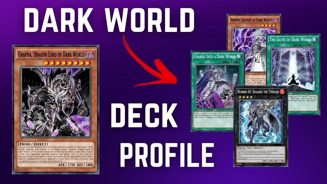 Yu-Gi-Oh! DARK WORLD DECK PROFILE - NOVEMBER 2020 Yu-Gi-Oh! DARK WORLD DECK PROFILE - NOVEMBER 2020