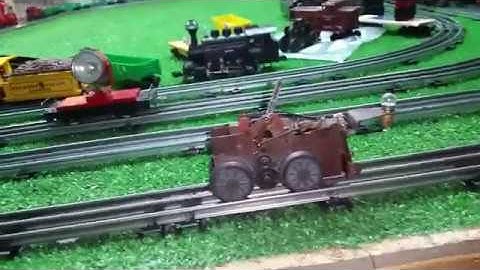 MARX / MANUAL REVERSE MOTOR  / 1930 / RUNNING ON DC / 1080 HD