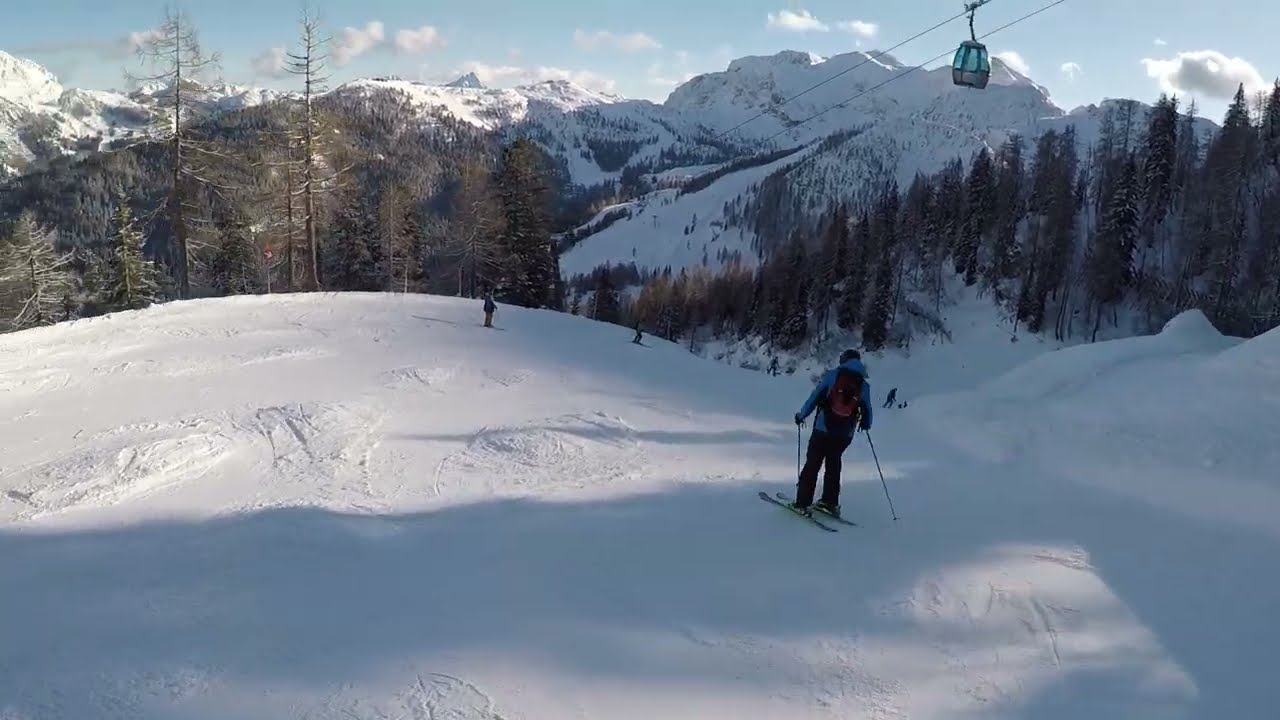 The longest run in Nassfeld - red 80 