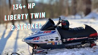 1998 Polaris XC700 Liberty Twin Two Stroke!