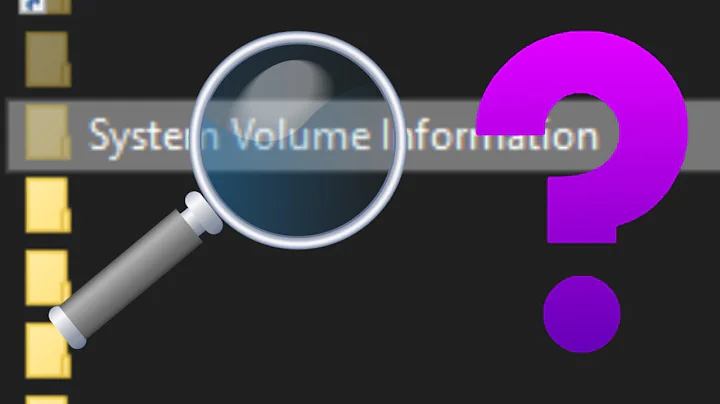 System Volume Information Explained