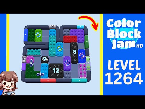 Color Block Jam Level 1264 Solution Walkthrough video preview