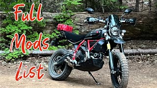 Ducati Desert Sled ADV build: Complete Mods and Upgrades List (with pricing)