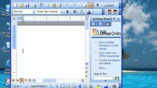 Celebrity Word 2003 Tutorial The Title Bar Microsoft Training Lesson 1.4 Profile