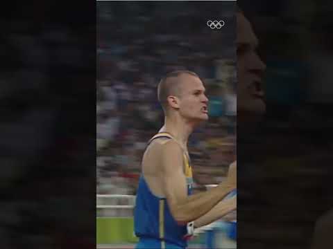 Often told he wasn't tall enough for the high jump, Stefan Holm proved everyone wrong at #Athens2004