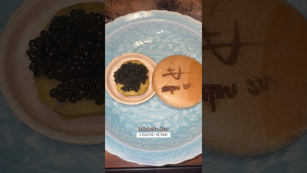 BEST MICHELIN STAR SUSHI OMAKASE in TOKYO at Udatsu Sushi Nakameguro