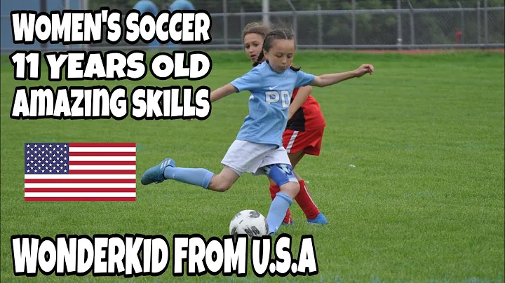 Women's Soccer 11 Years old  Amazing Skills Footba...