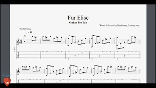 Download Lagu Beethoven - Fur Elise - Guitar Pro Tab MP3