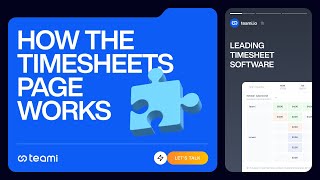 How the Timesheets page works | Teami