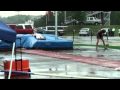 What does a pole vault official do during a rain delay  fail