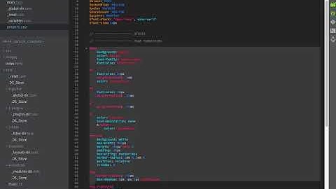 SASS | partials creation
