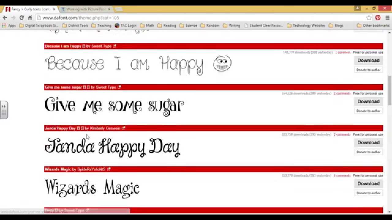 Fonts Tutorial - YouTube