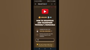 How to Disappear and Transform Yourself | MemeGirls | Memefi Youtube Video Code