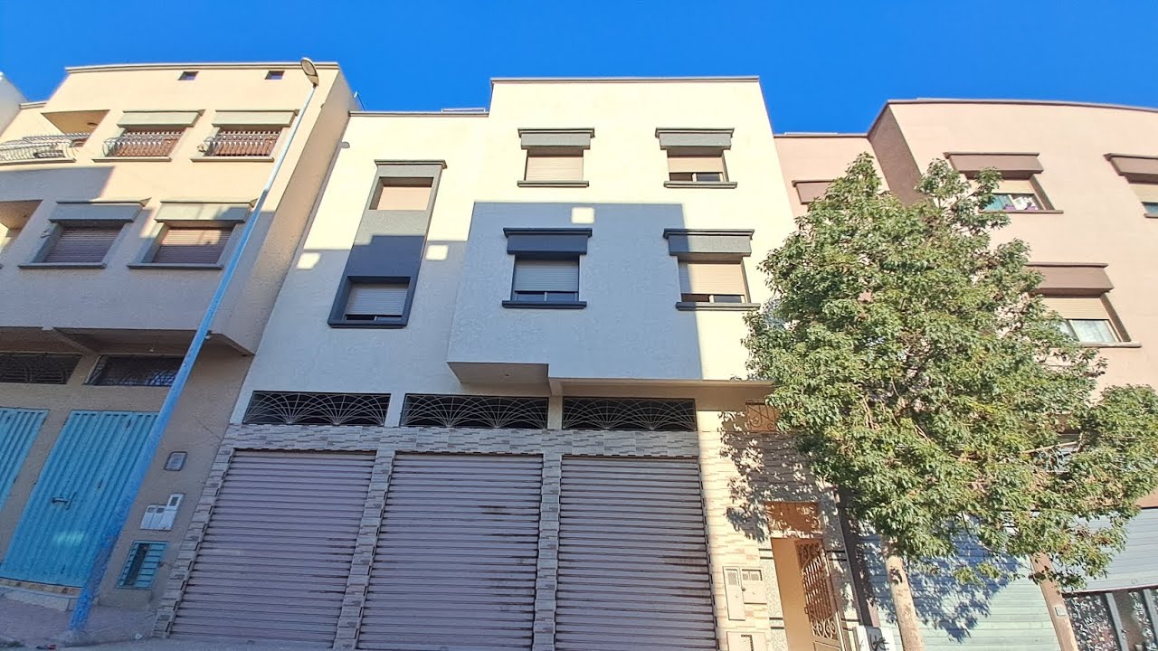 شقق  المساحة 106 متر للبيع بالدعم بمدينة ازمور في R+2 موقع ممتاز