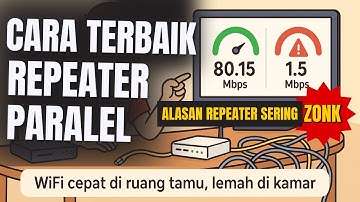 BONGKAR! Cara Terbaik Pasang Repeater & Paralel Router Biar WiFi Nggak Lemot (Anti Double NAT)