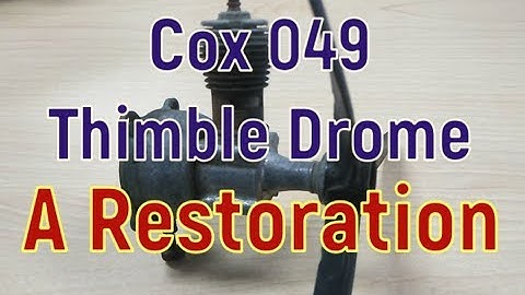 Cox Thimble Drome A Restoration