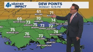 New Orleans Weather: Less humid and no tropical threats to end August